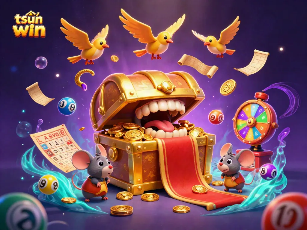 Experience excitement and thrill as you tải sun win in this vibrant 3D casino scene filled with dynamic games.