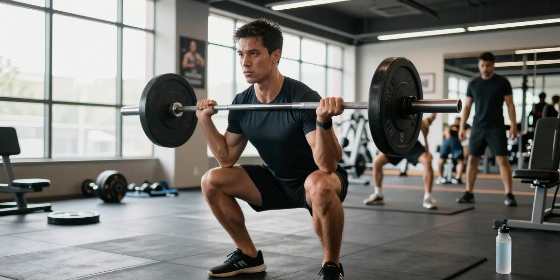 Prime Pharma Steroids in gebruik bij bodybuilder in moderne sportschool met natuurlijke verlichting.