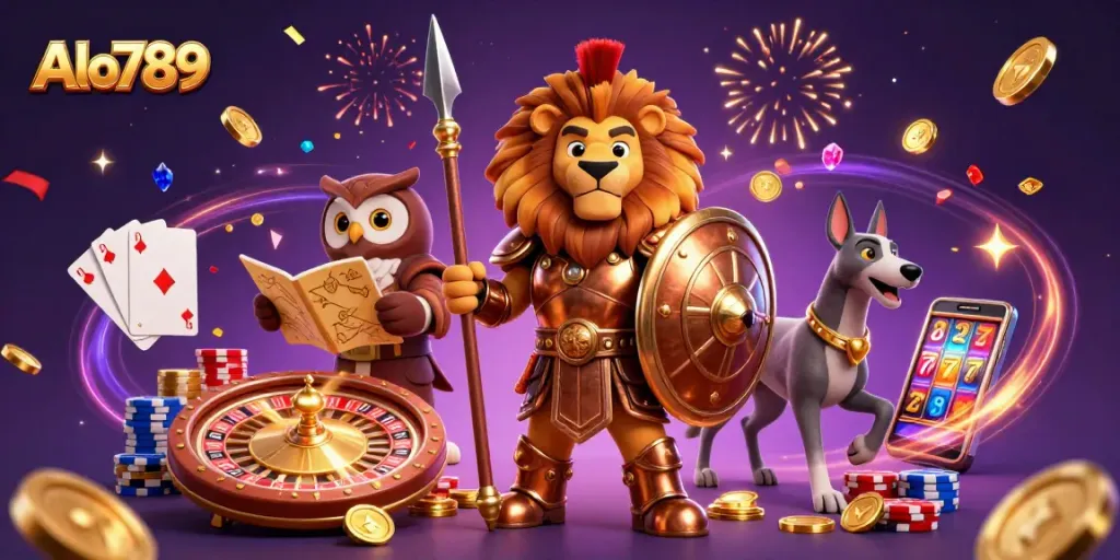 Alo789 spins luck in a vibrant online casino scene with thrilling games and golden rewards