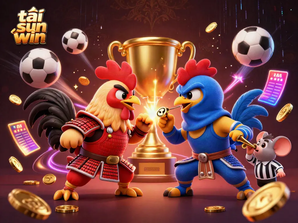 Experience the thrill of tải sun win with dynamic game elements in an intense, vibrant scene.