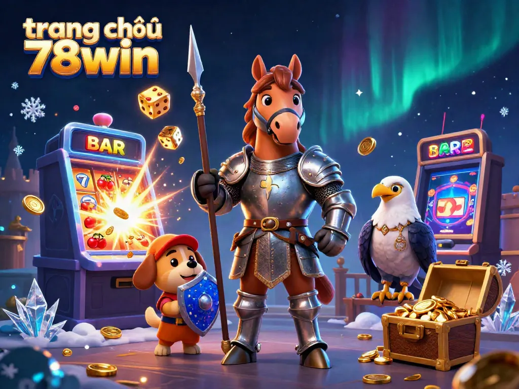 Experience the excitement of trang chủ 78win with a jackpot explosion and vibrant casino characters.