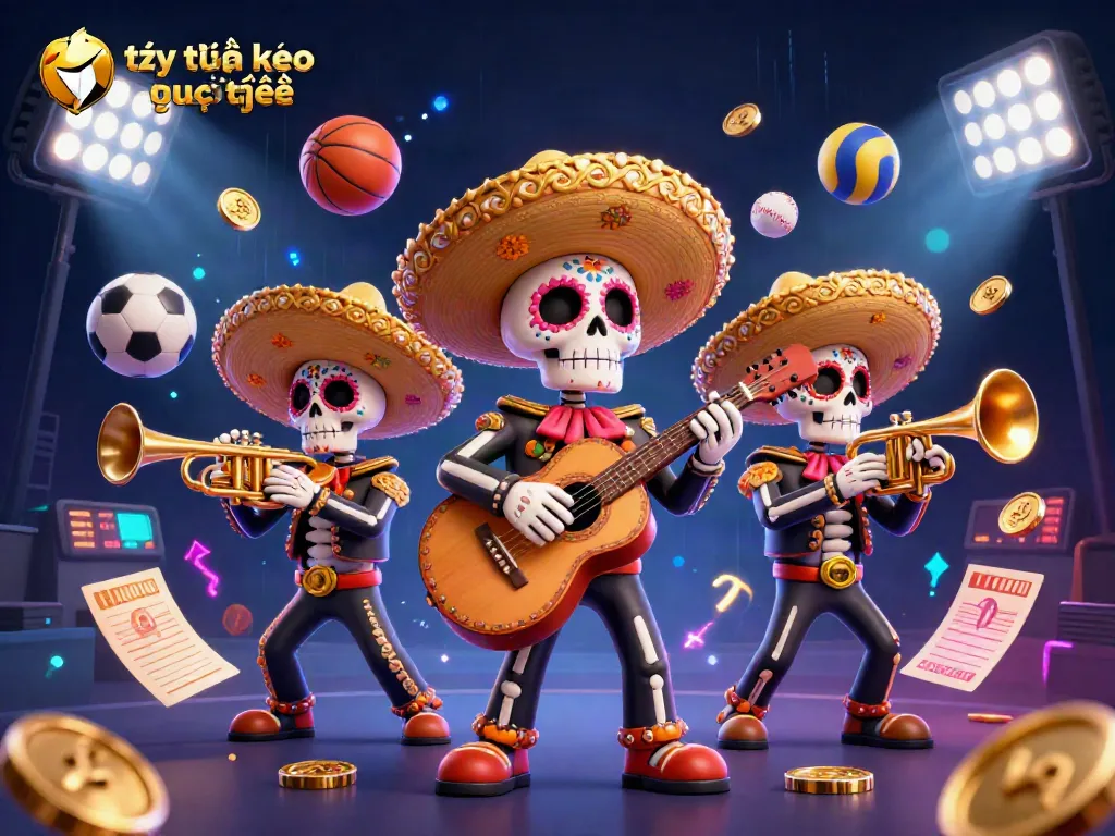Experience thrilling tỷ lệ kèo trực tuyến with vibrant sports betting action in a dynamic casino atmosphere.