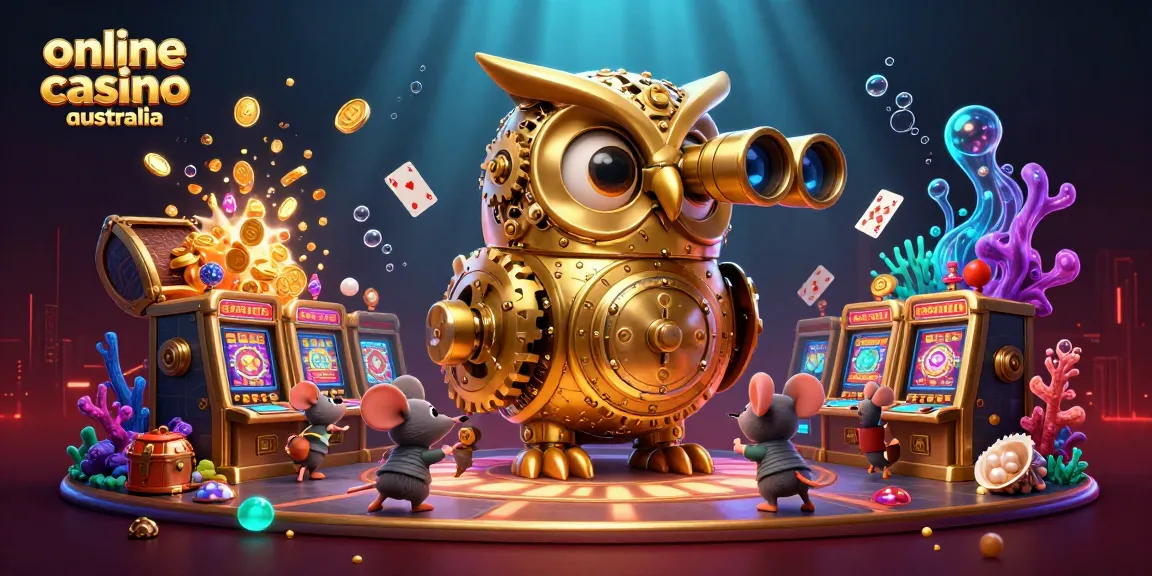 Experience excitement at the online casino Australia with a captivating slot scene featuring vibrant characters and game elements.